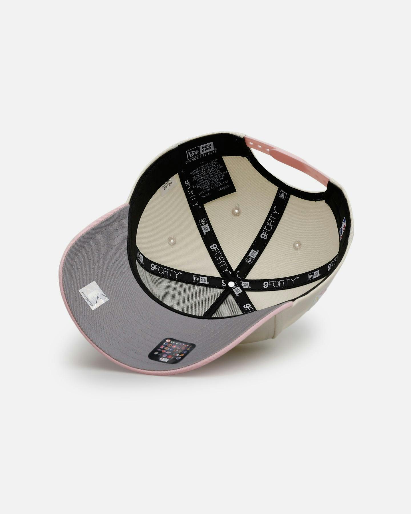 New Era Charlotte Hornets 'Pink Lemonade' 9FORTY A-Frame Snapback Pink/Yellow