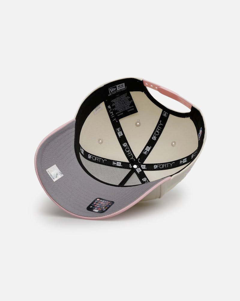 New Era Charlotte Hornets 'Pink Lemonade' 9FORTY A-Frame Snapback Pink/Yellow thumbnail - 5