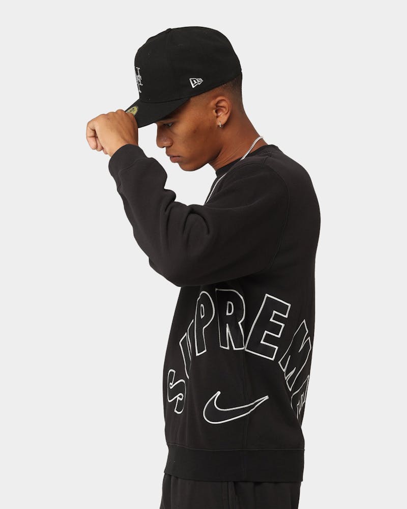 Supreme X Nike Arc Crewneck Black thumbnail - 6