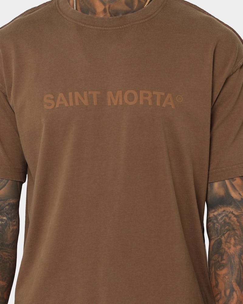 Saint Morta Official El Duplo Vintage T-Shirt Vintage Brown thumbnail - 2