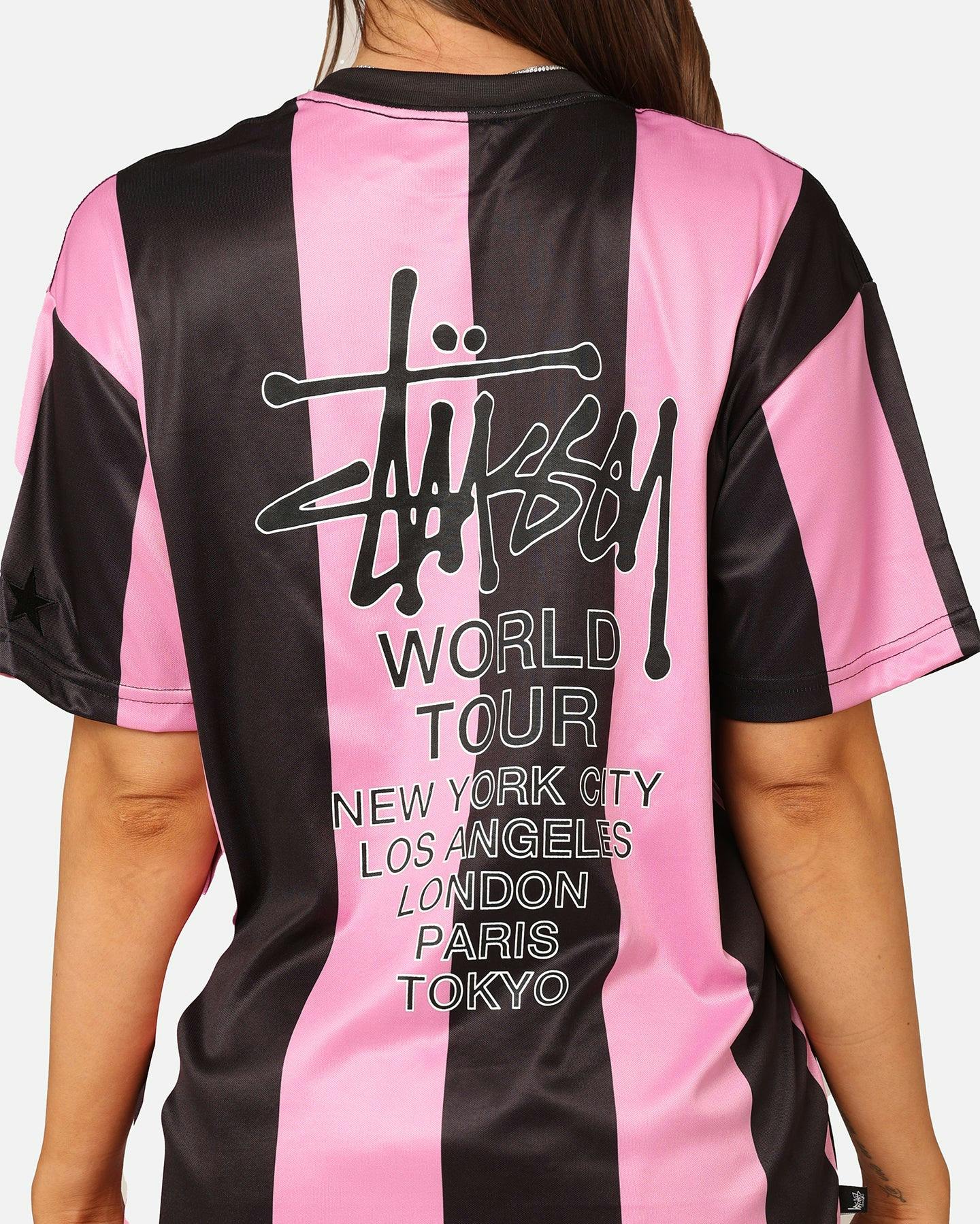 Stussy Football T-Shirt Black/Pink