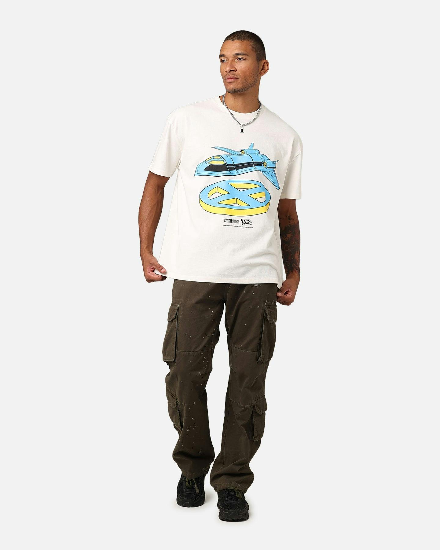 Marvel X-Men The Blackbird Heavyweight T-Shirt Off White