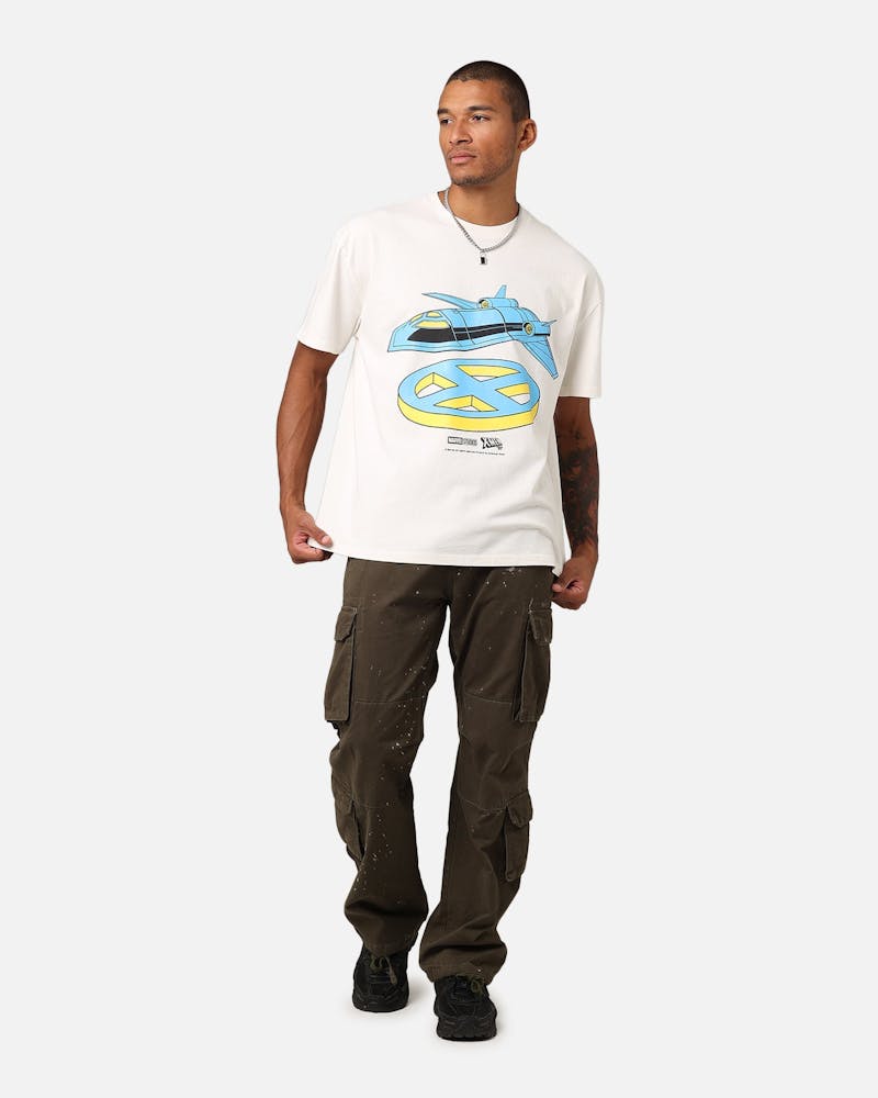 Marvel X-Men The Blackbird Heavyweight T-Shirt Off White thumbnail - 2
