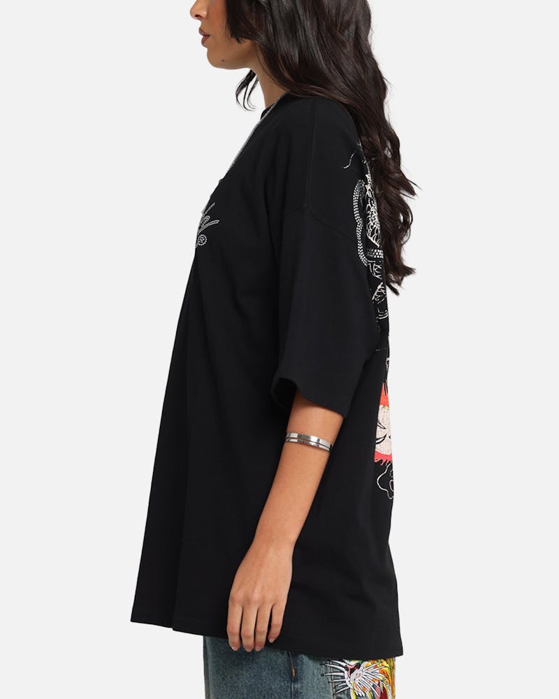 Ed Hardy Rhinestone Dragon Vintage T-Shirt Vintage Wash thumbnail - 5