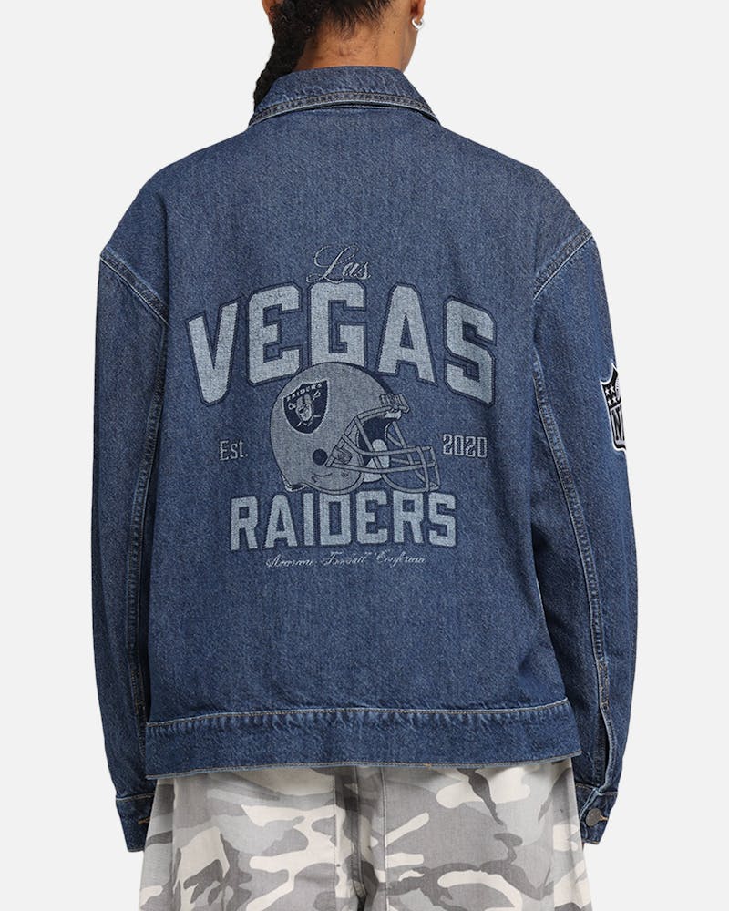 New Era Las Vegas Raiders NFL Denim Jacket Dark Blue thumbnail - 0