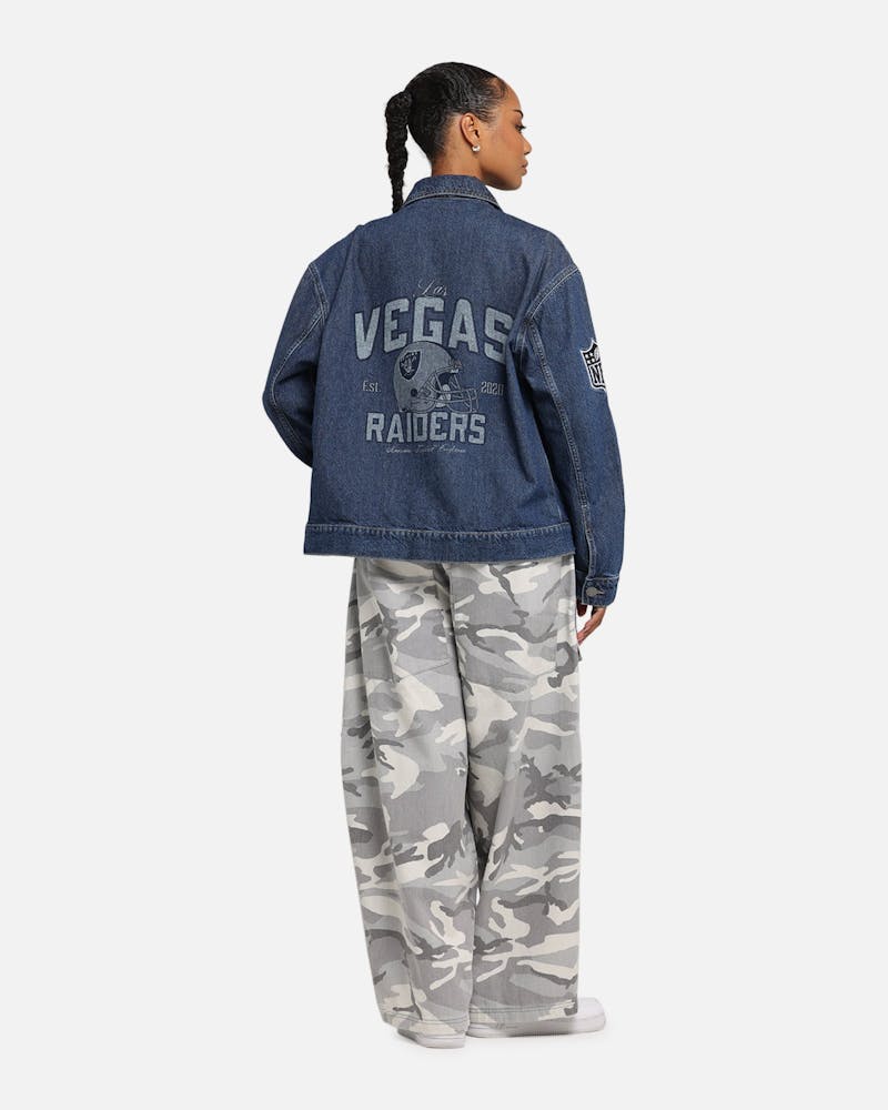 New Era Las Vegas Raiders NFL Denim Jacket Dark Blue thumbnail - 3