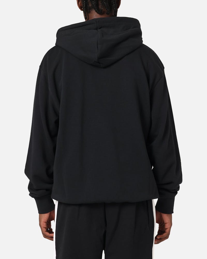 Jordan Essentials Loopback Fleece Pullover Hoodie Black/Red thumbnail - 2