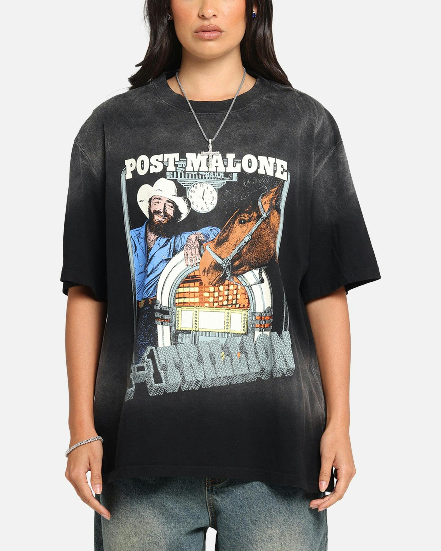 Post Malone F-1 Trillion Horse T-Shirt Black Wash