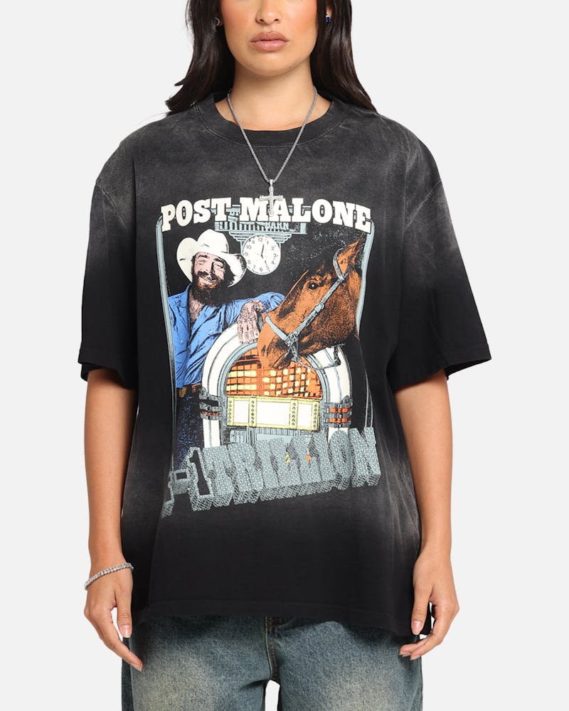 Post Malone F-1 Trillion Horse T-Shirt Black Wash thumbnail - 0