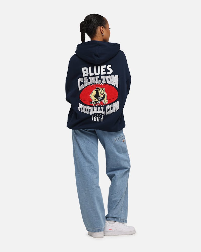 Mitchell & Ness Carlton Blues Team Hoodie Navy thumbnail - 2
