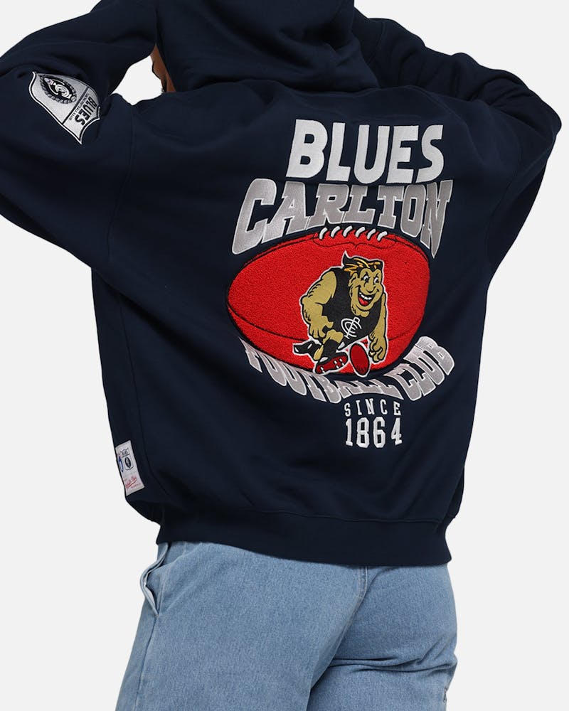 Mitchell & Ness Carlton Blues Team Hoodie Navy thumbnail - 6