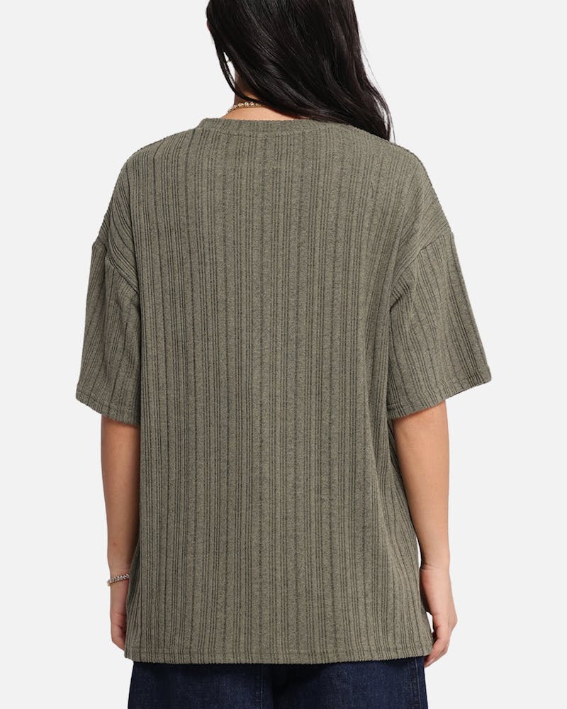 XXIII Rib Knit T-Shirt Olive Marle thumbnail - 2