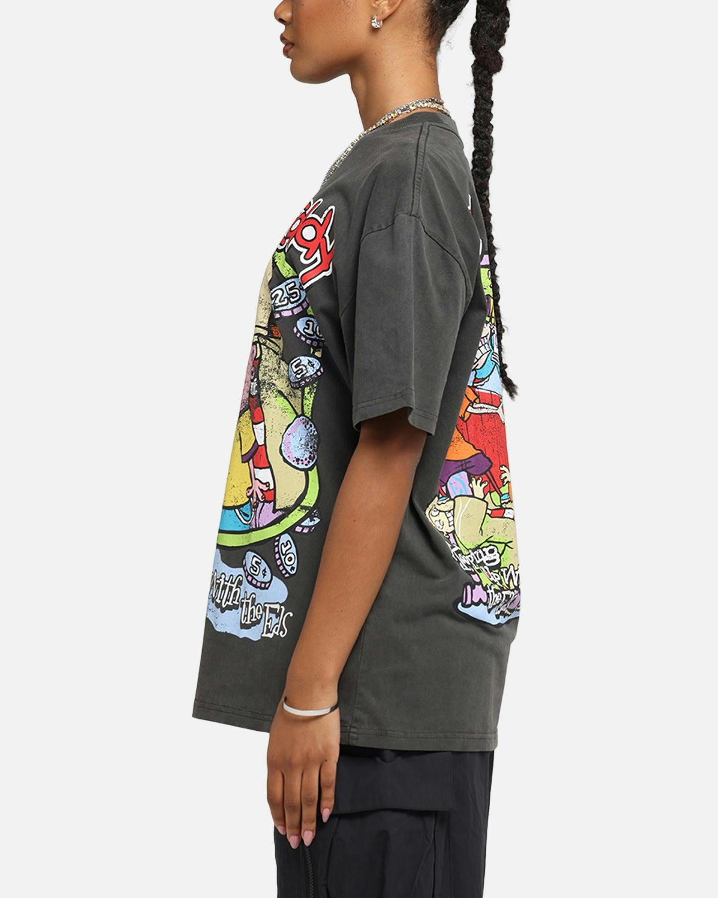 American Thrift X Cartoon Network Ed Edd N Eddy Heavy T-Shirt Black Wash