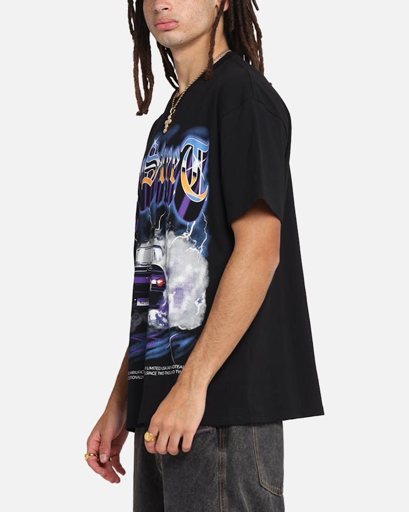 Key Street Burnout T-Shirt Black thumbnail - 4