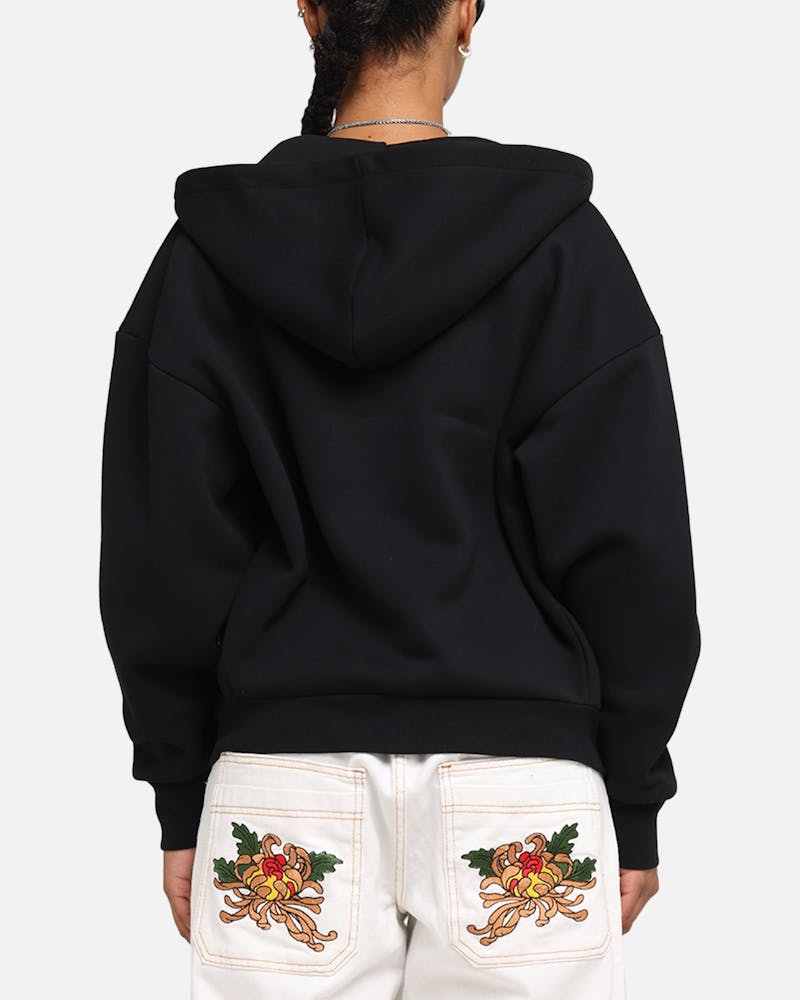 Ed Hardy Eagle Rhinestone Zip Hoodie Black thumbnail - 2