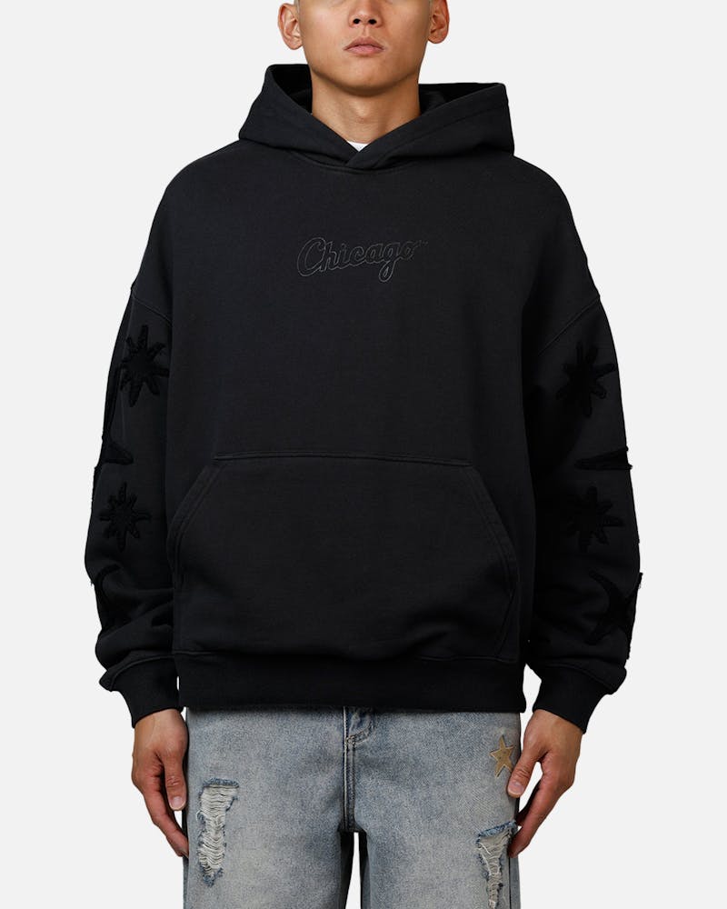 Mitchell & Ness Chicago White Sox Starburst Hoodie Faded Black thumbnail - 1
