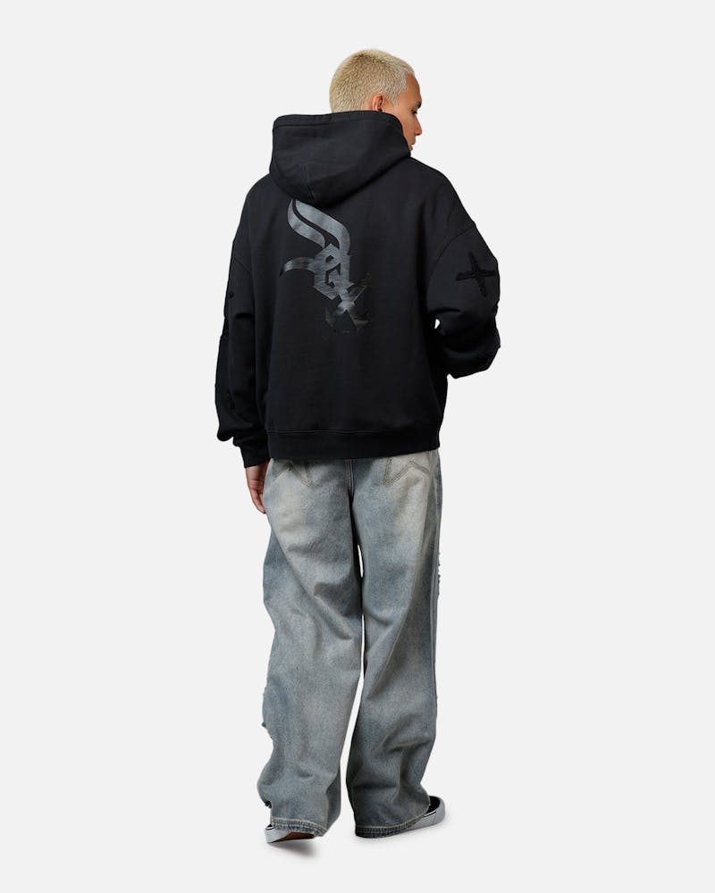 Mitchell & Ness Chicago White Sox Starburst Hoodie Faded Black thumbnail - 3