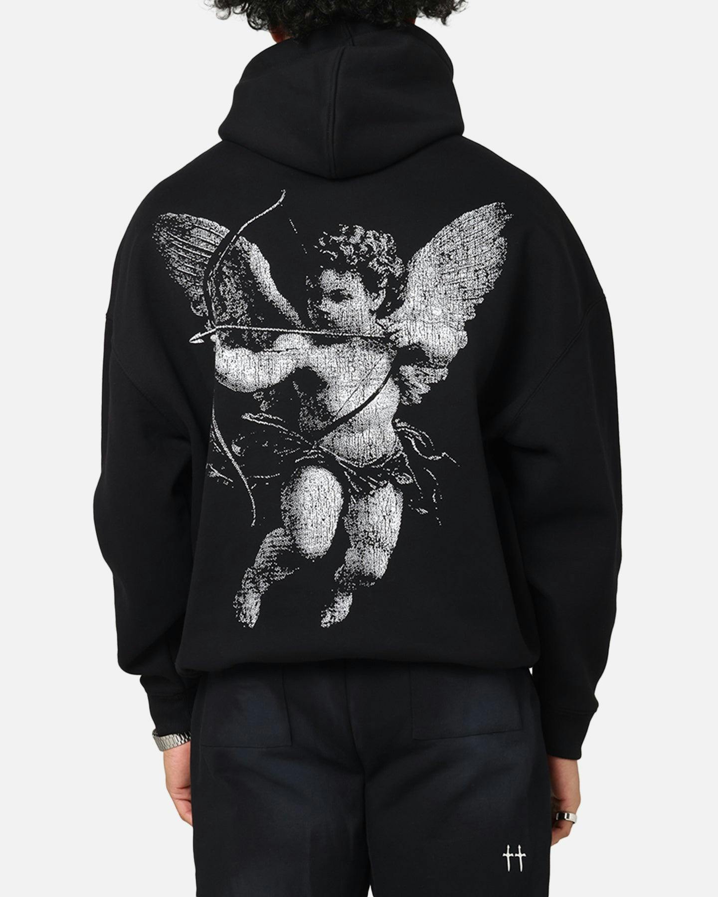 Saint Morta Redemption Boxy Hoodie Black