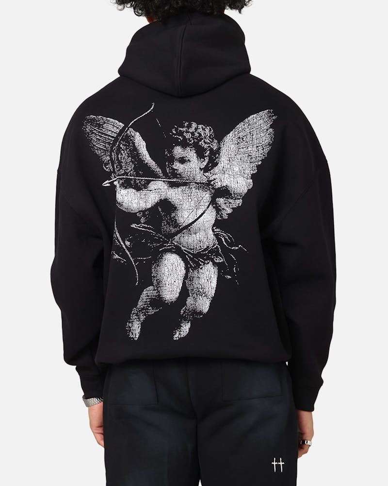 Saint Morta Redemption Boxy Hoodie Black thumbnail - 0