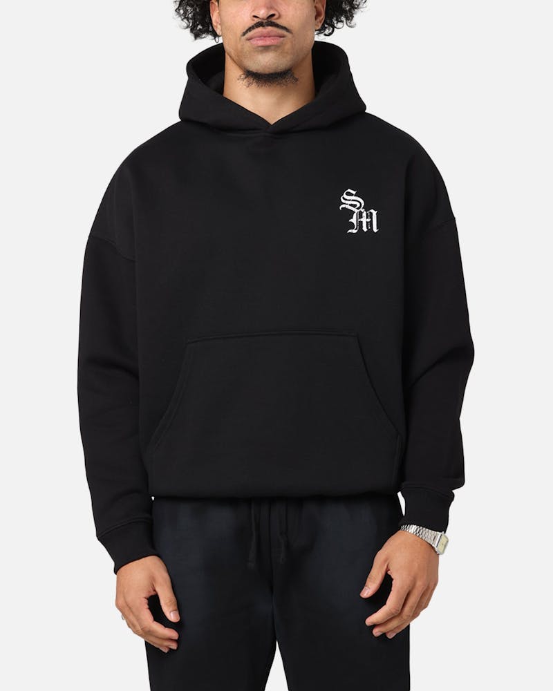 Saint Morta Redemption Boxy Hoodie Black thumbnail - 1