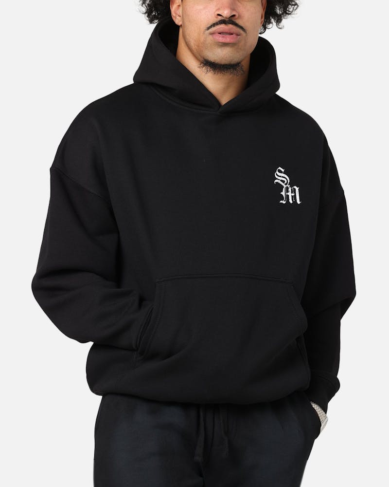 Saint Morta Redemption Boxy Hoodie Black thumbnail - 7