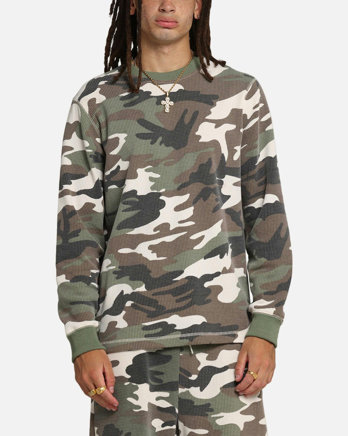 XXIII Printed Thermal Long Sleeve T-Shirt Camo