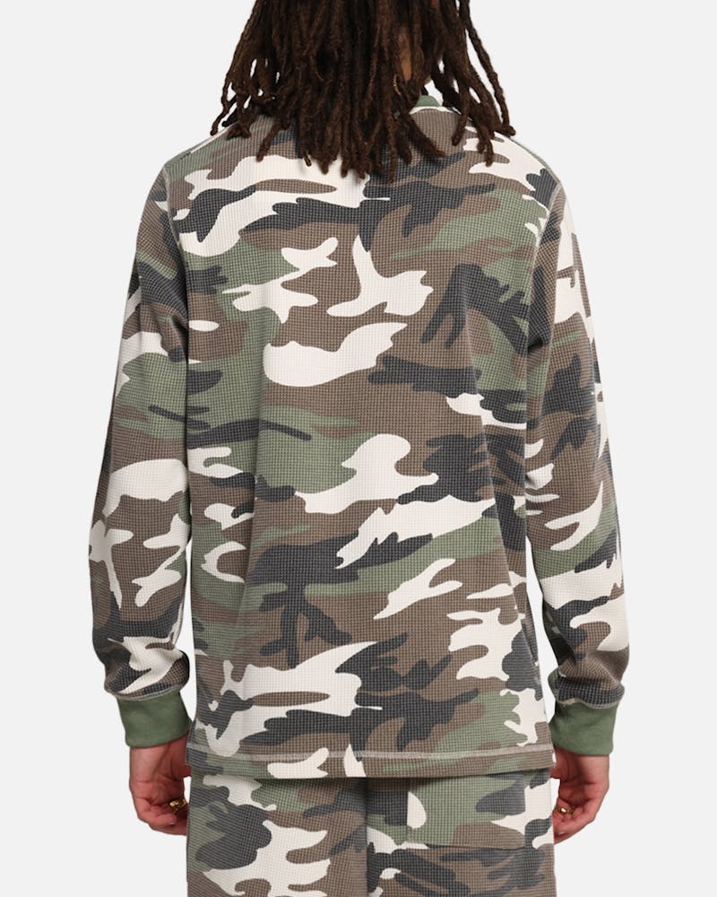 XXIII Printed Thermal Long Sleeve T-Shirt Camo thumbnail - 2