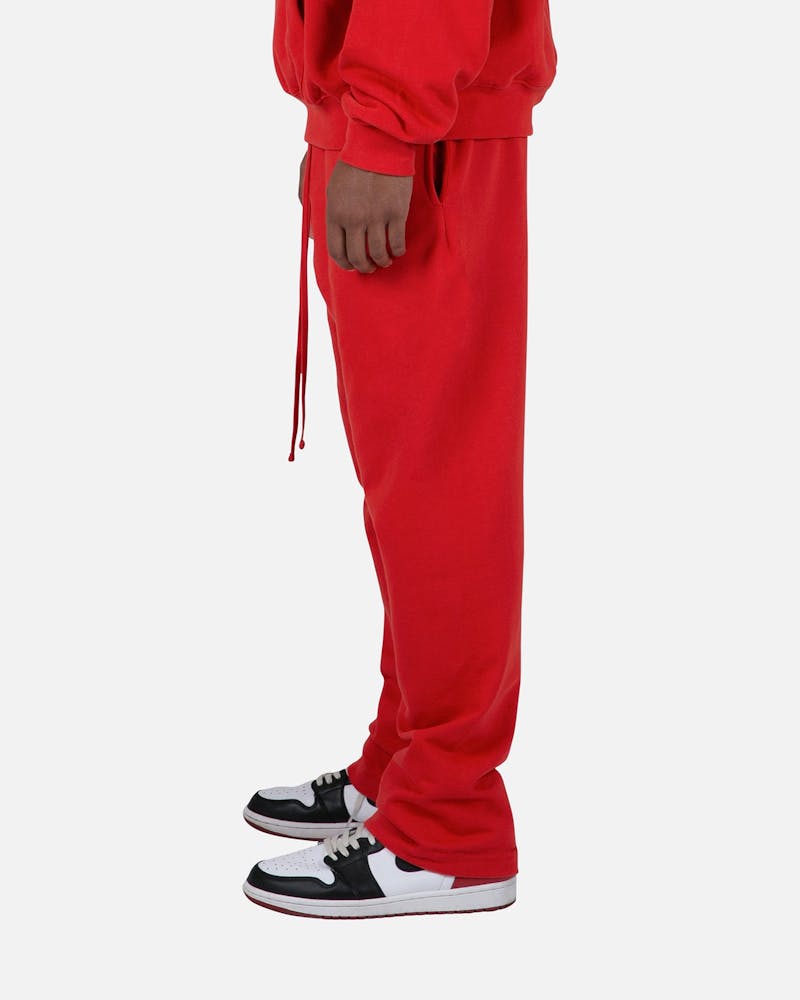 MNML Relaxed Everyday Sweatpants Red thumbnail - 2