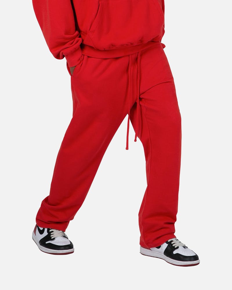 MNML Relaxed Everyday Sweatpants Red thumbnail - 4