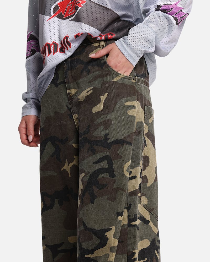 Loiter Skate Jeans Woodland Camo thumbnail - 3