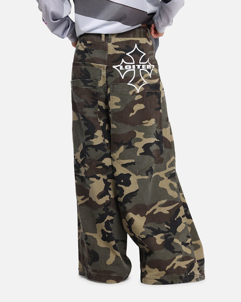 Loiter Skate Jeans Woodland Camo thumbnail - 4