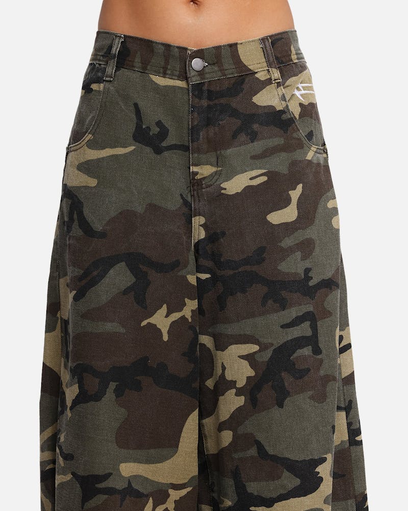 Loiter Skate Jeans Woodland Camo thumbnail - 6