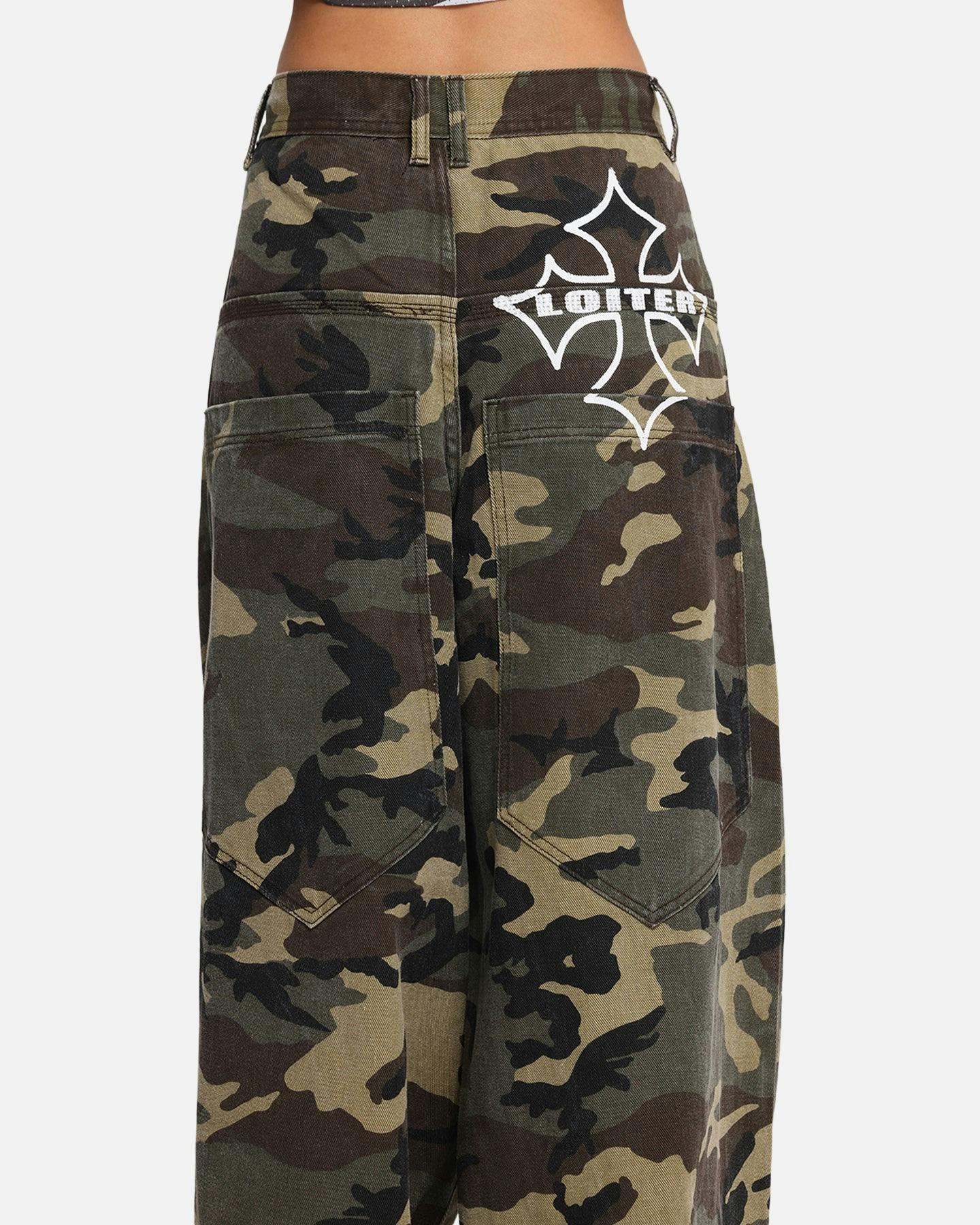 Loiter Skate Jeans Woodland Camo