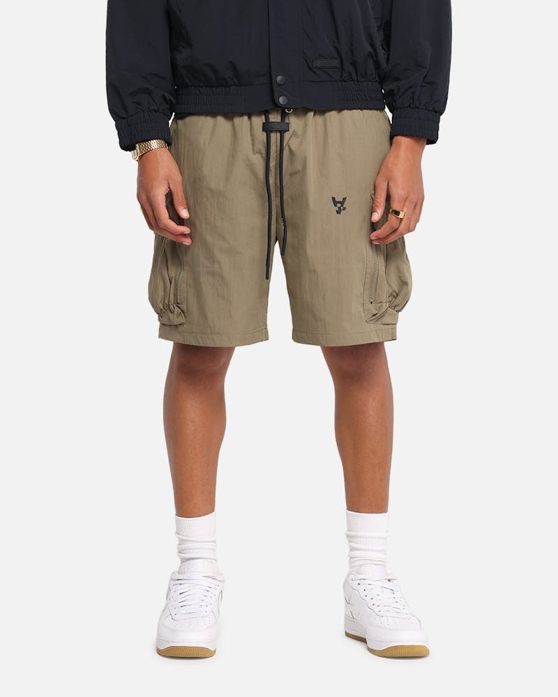 The Anti Order Anti Military Cargo Shorts Dark Taupe thumbnail - 0