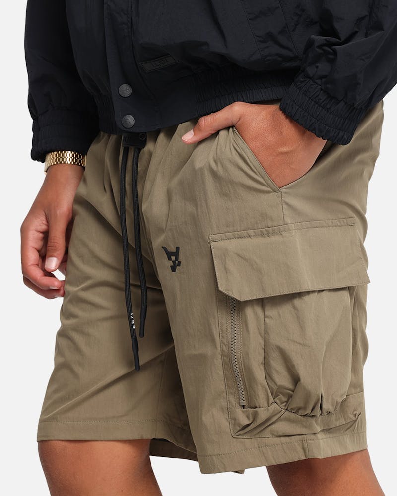 The Anti Order Anti Military Cargo Shorts Dark Taupe thumbnail - 2