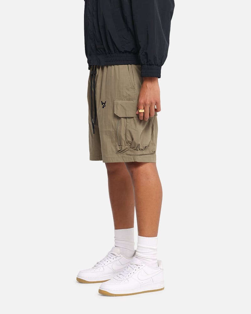 The Anti Order Anti Military Cargo Shorts Dark Taupe thumbnail - 5