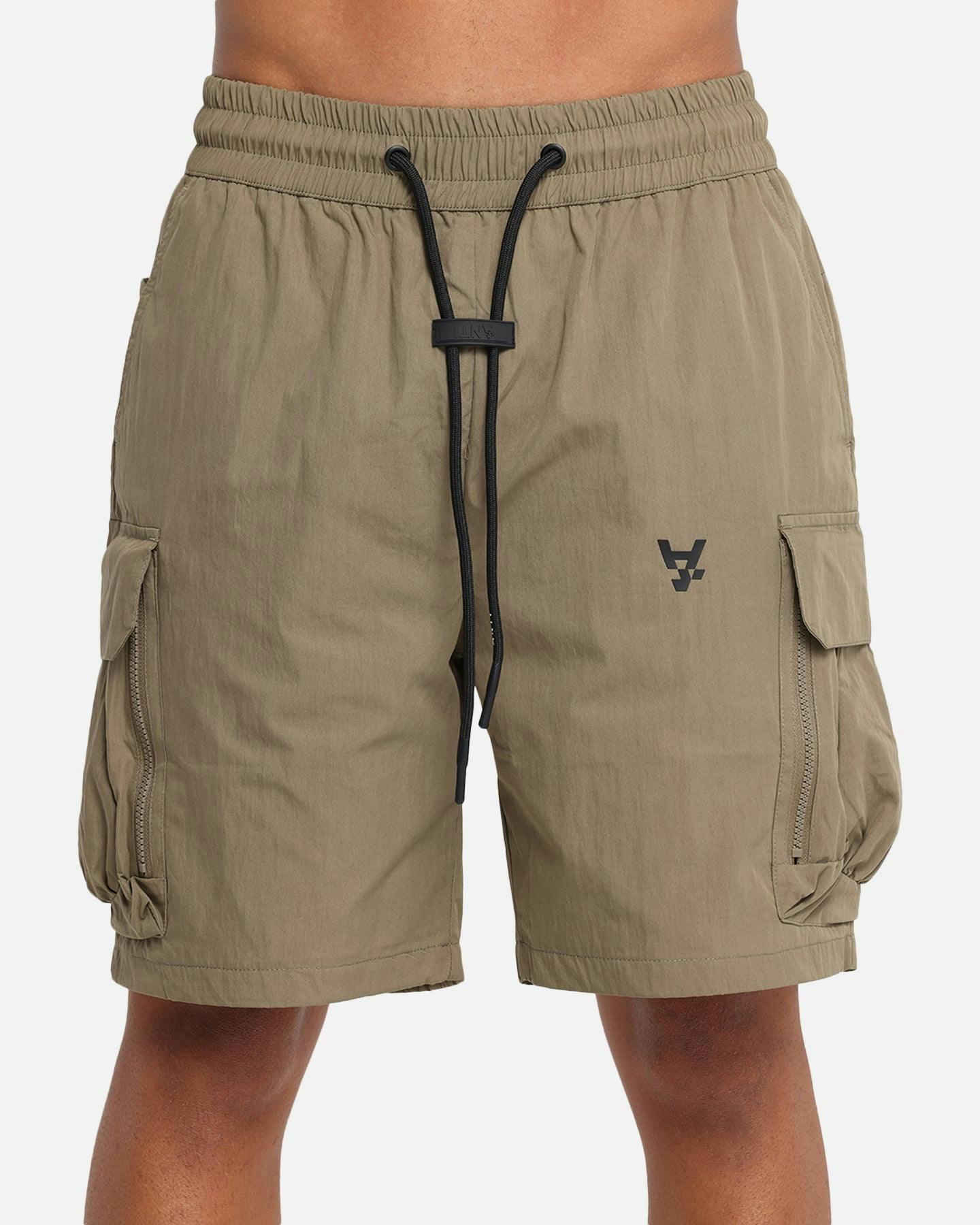 The Anti Order Anti Military Cargo Shorts Dark Taupe