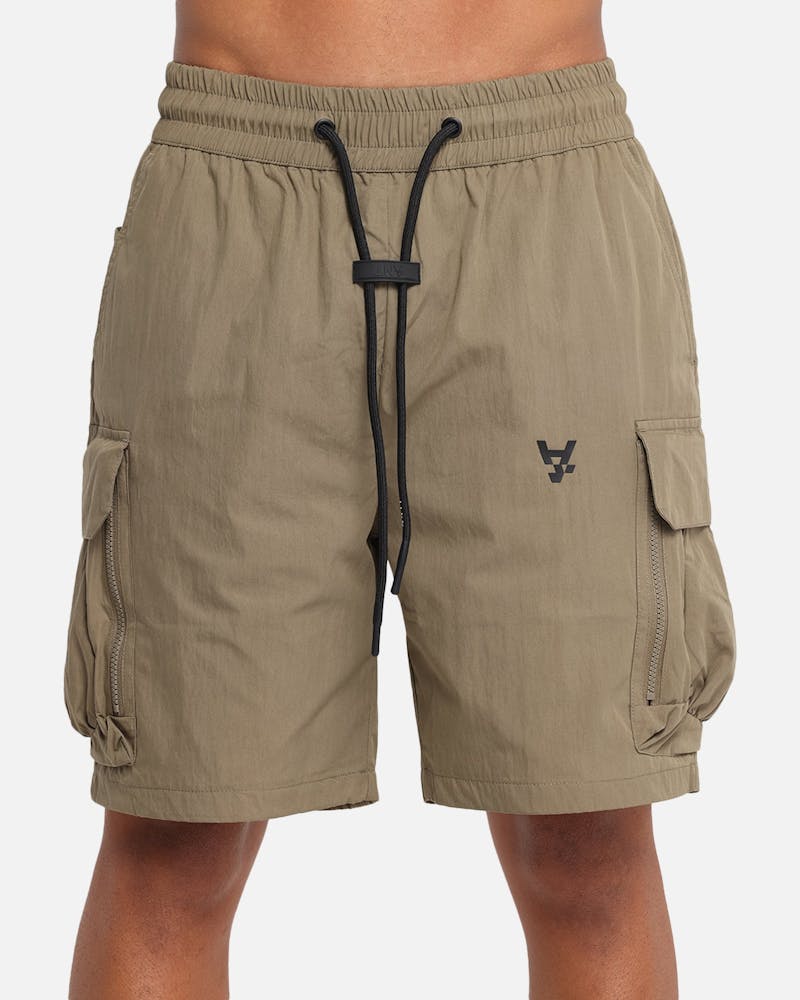 The Anti Order Anti Military Cargo Shorts Dark Taupe thumbnail - 6