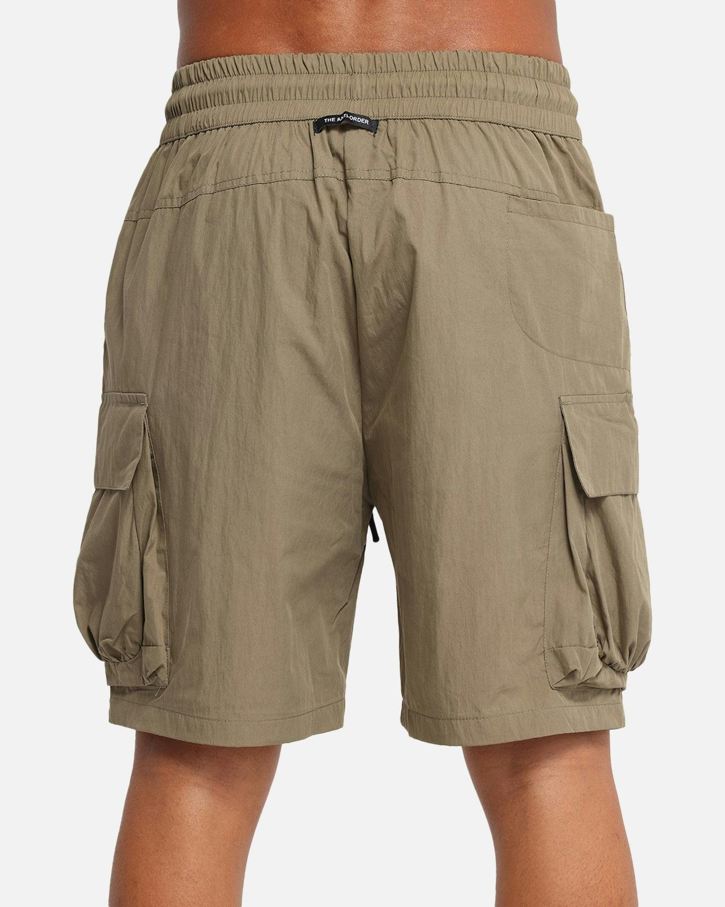The Anti Order Anti Military Cargo Shorts Dark Taupe