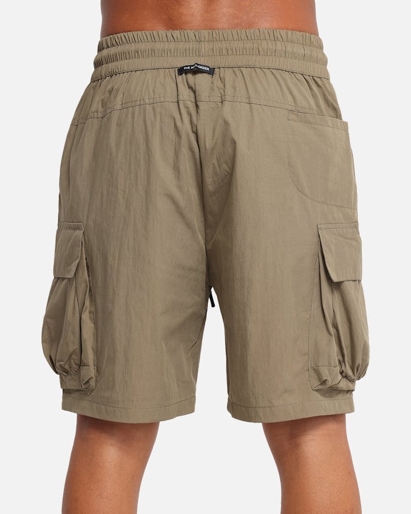 The Anti Order Anti Military Cargo Shorts Dark Taupe thumbnail - 7