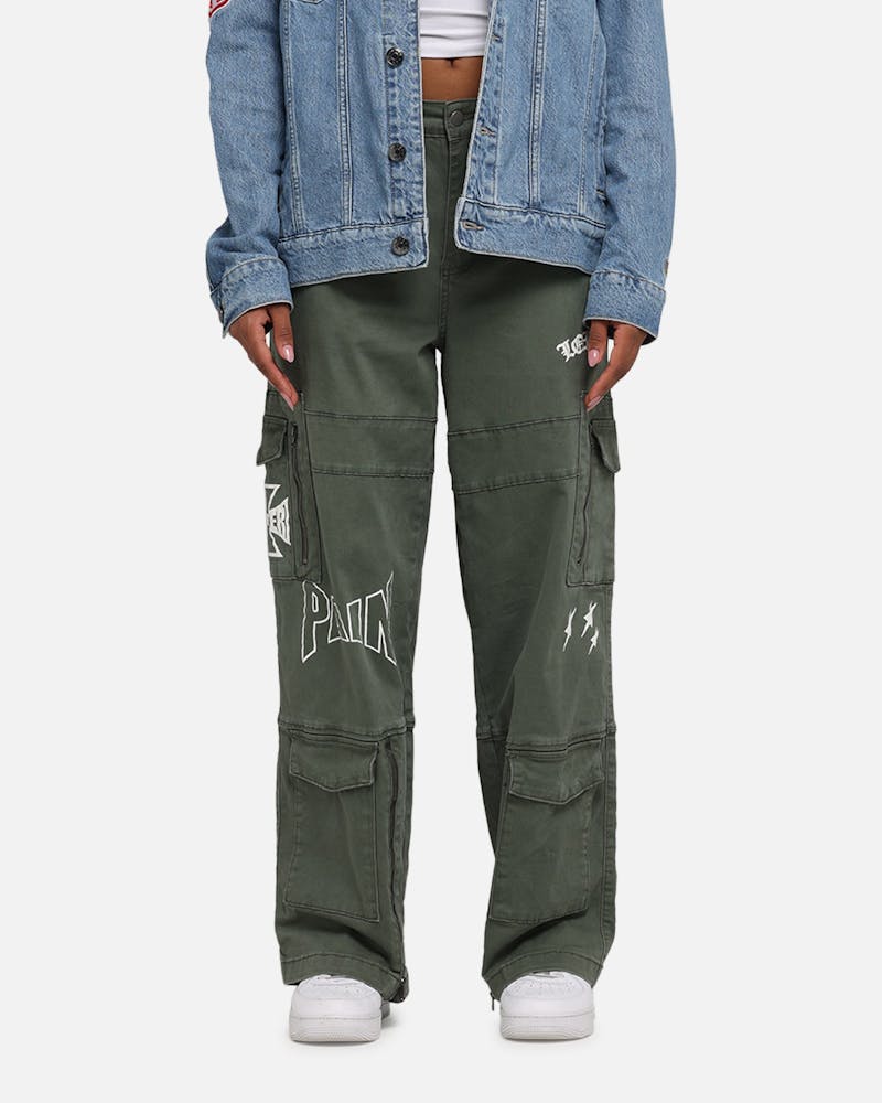 Loiter Sketch Utility Pants Olive thumbnail - 0