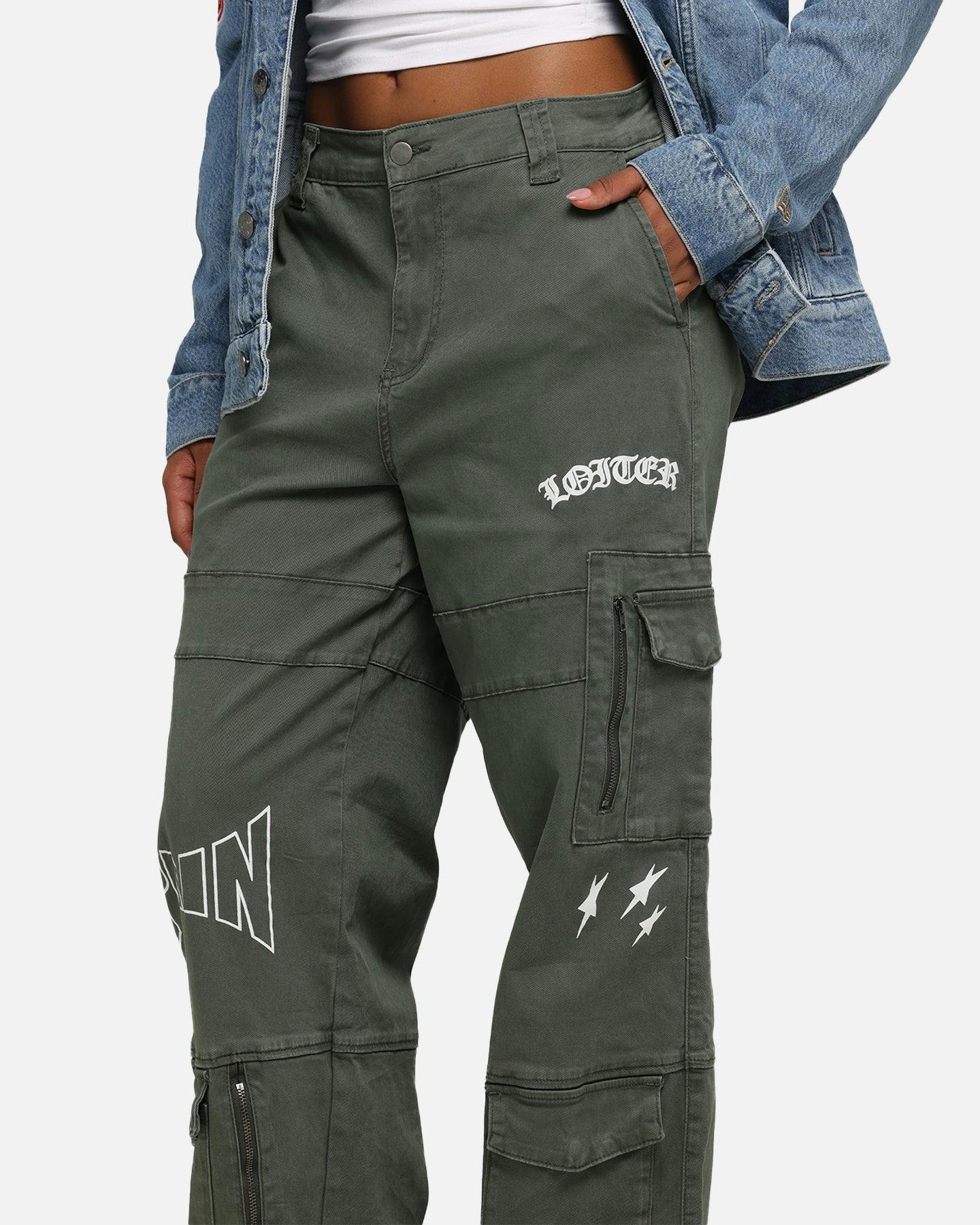 Loiter Sketch Utility Pants Olive