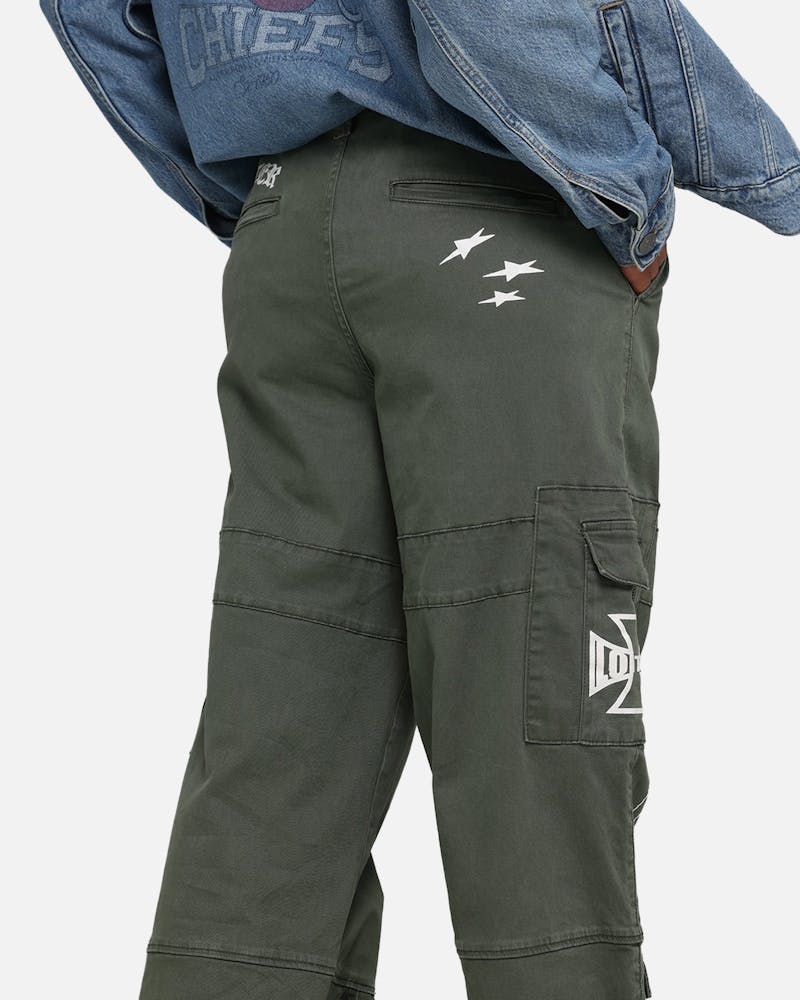 Loiter Sketch Utility Pants Olive thumbnail - 3
