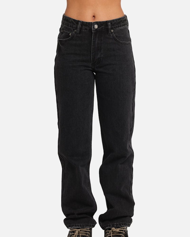 XXIII Women's High Rise Relaxed Jeans Washed Black thumbnail - 6