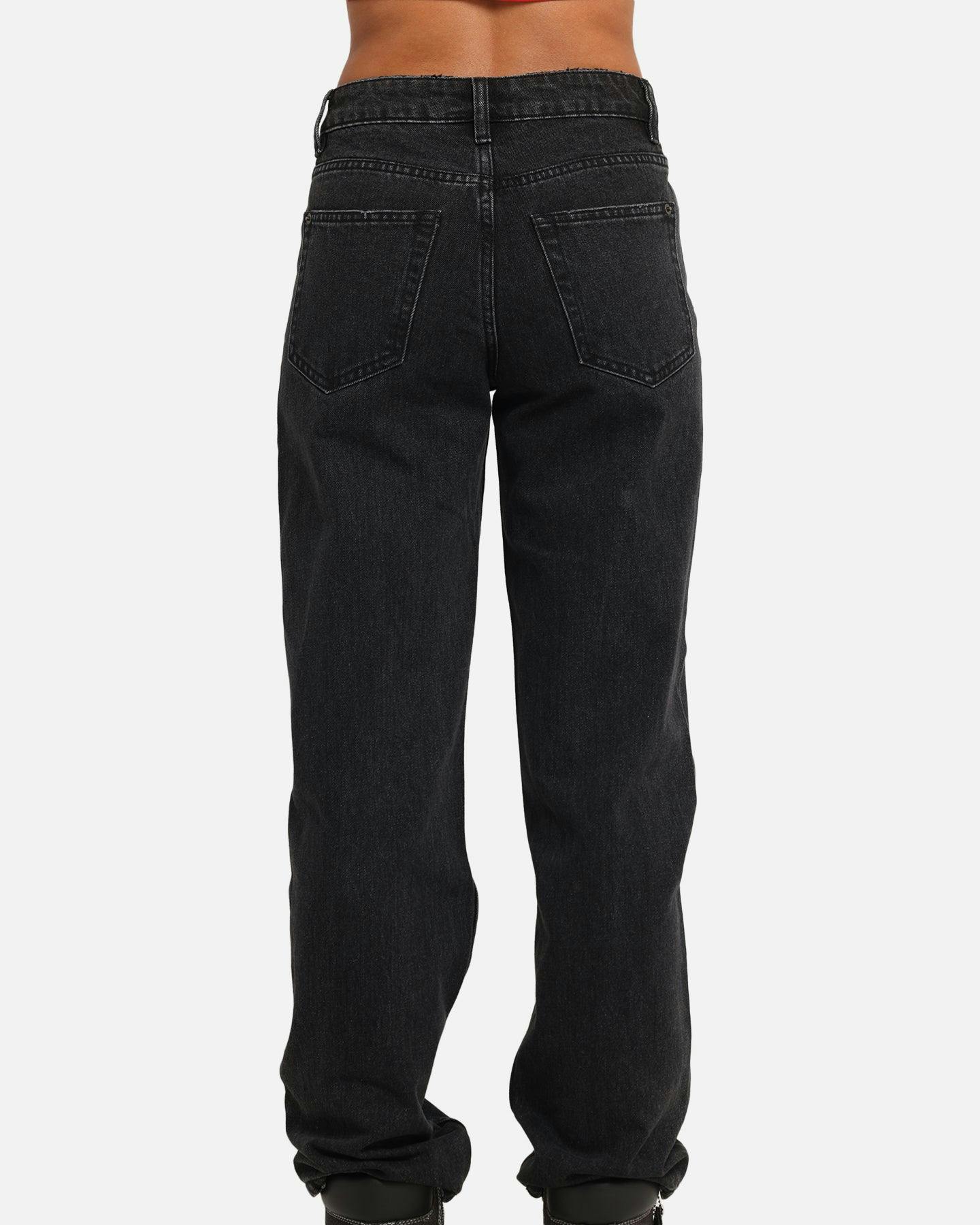 XXIII Women's High Rise Relaxed Jeans Washed Black