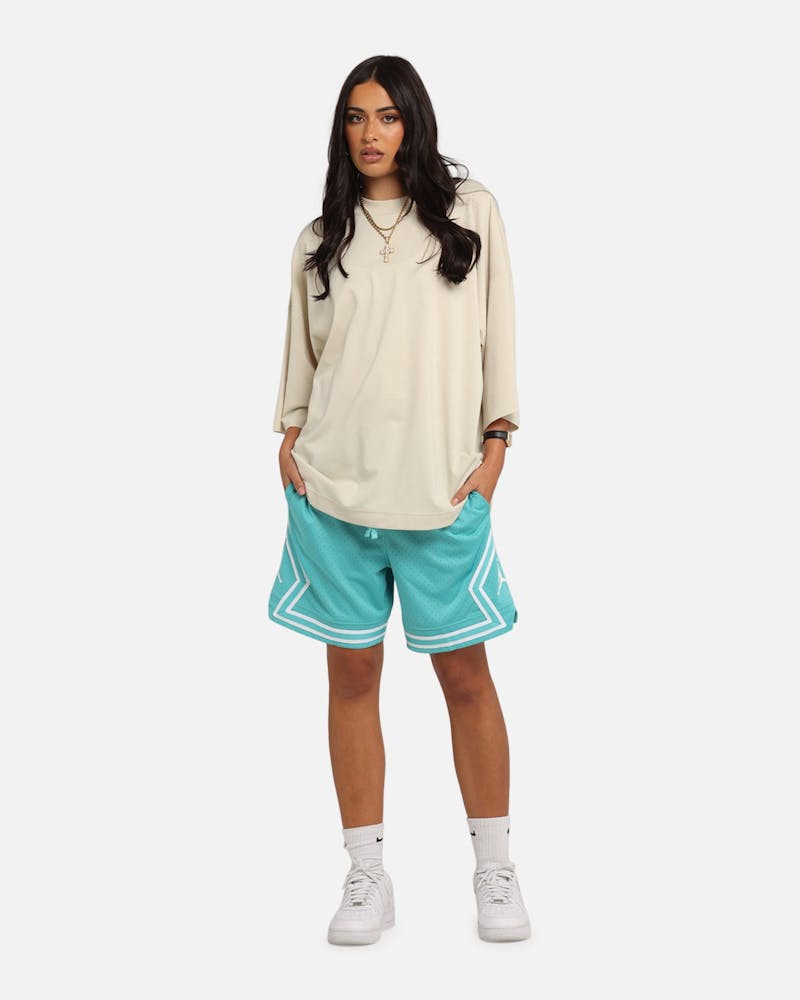 Jordan Dri-FIT Sport Diamond Shorts Teal/White thumbnail - 1