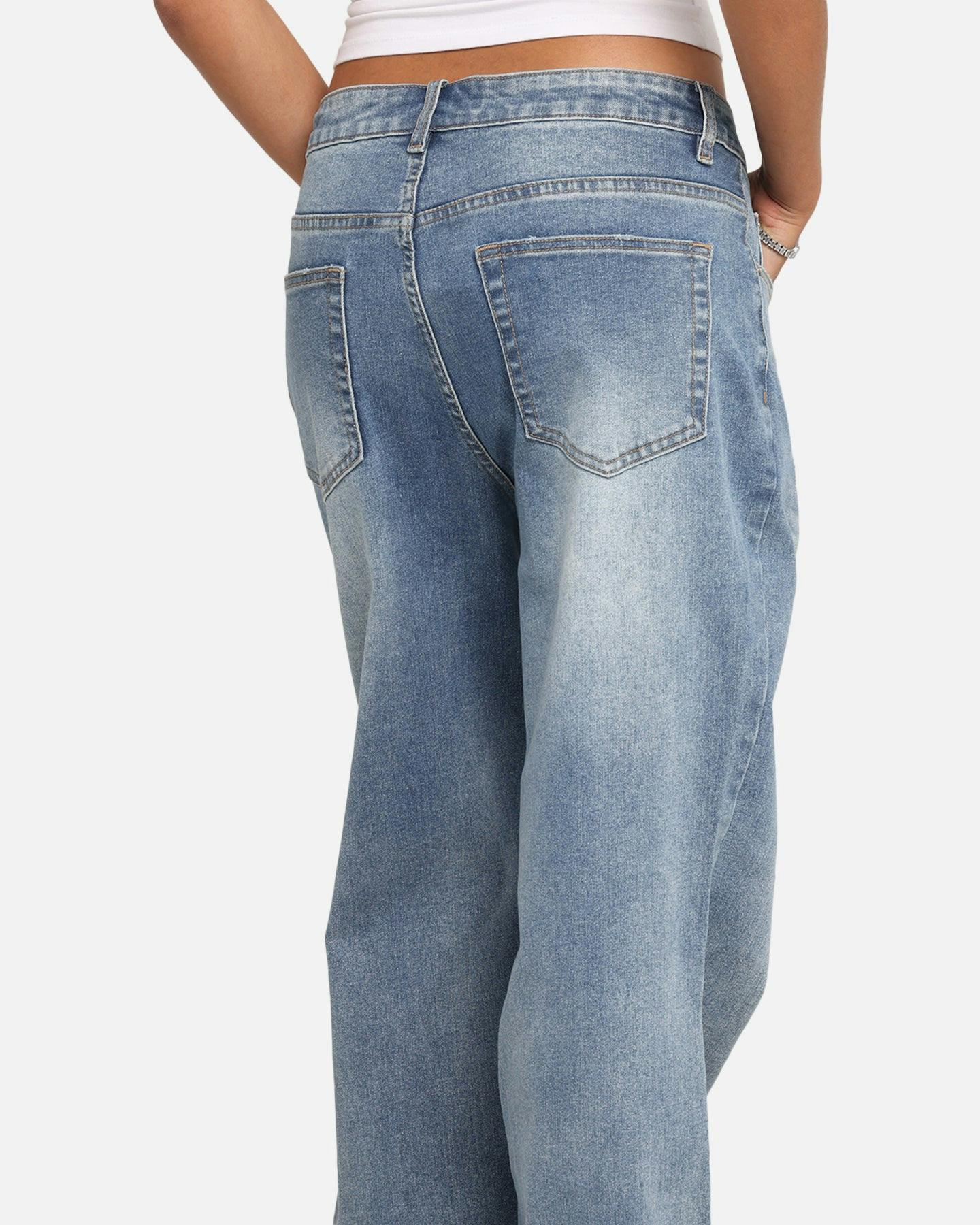 XXIII Game Play Flared Jeans Blue Denim