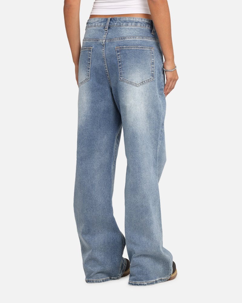 XXIII Game Play Flared Jeans Blue Denim thumbnail - 5