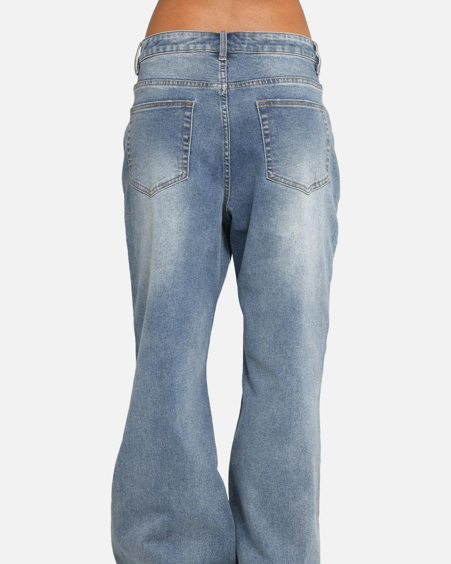 XXIII Game Play Flared Jeans Blue Denim