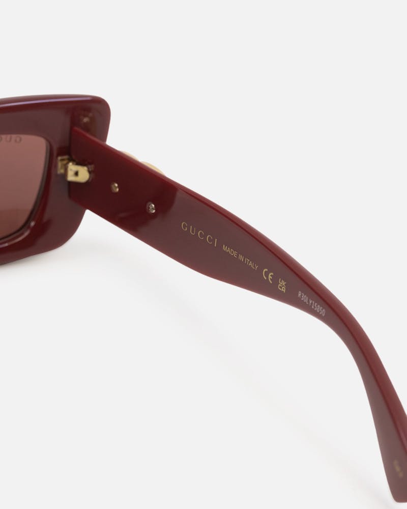 Gucci GG1827S003 Sunglasses Burgundy thumbnail - 7